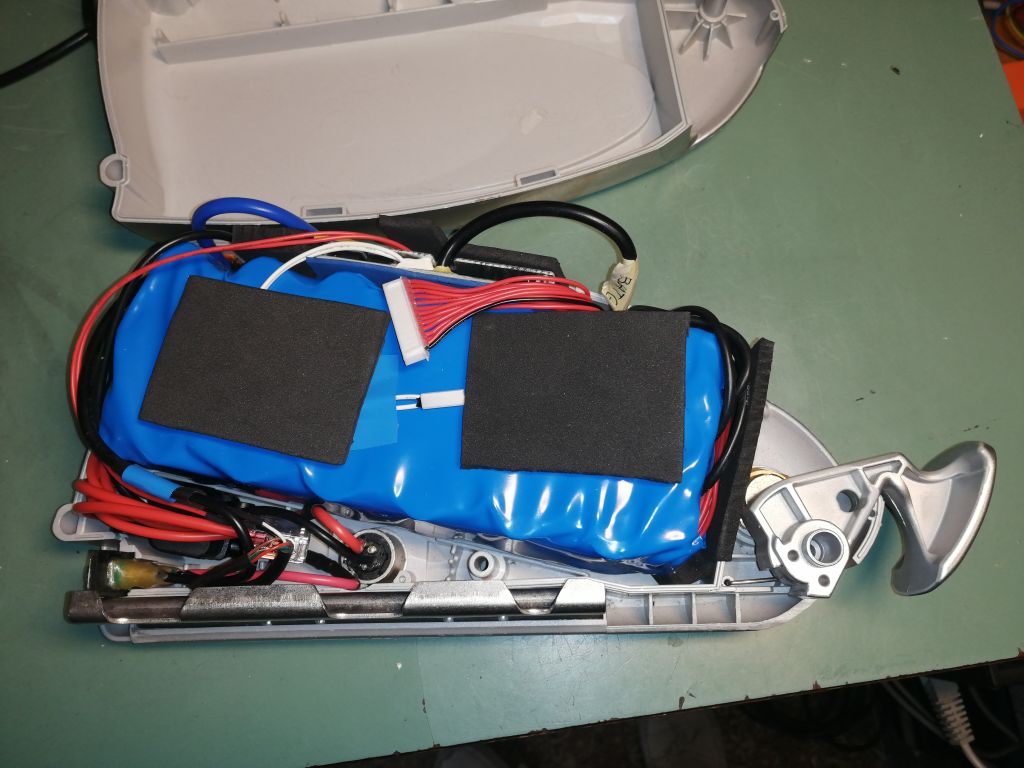Battery pack installed