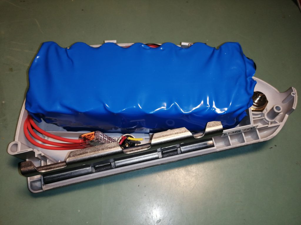 Battery pack wrapped