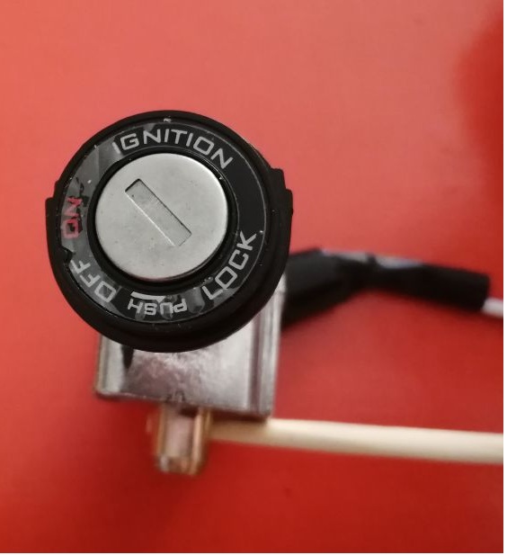 Battery key lock