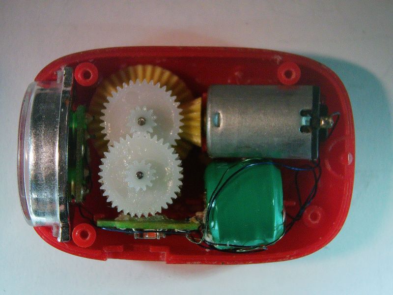 Mini flashlight open