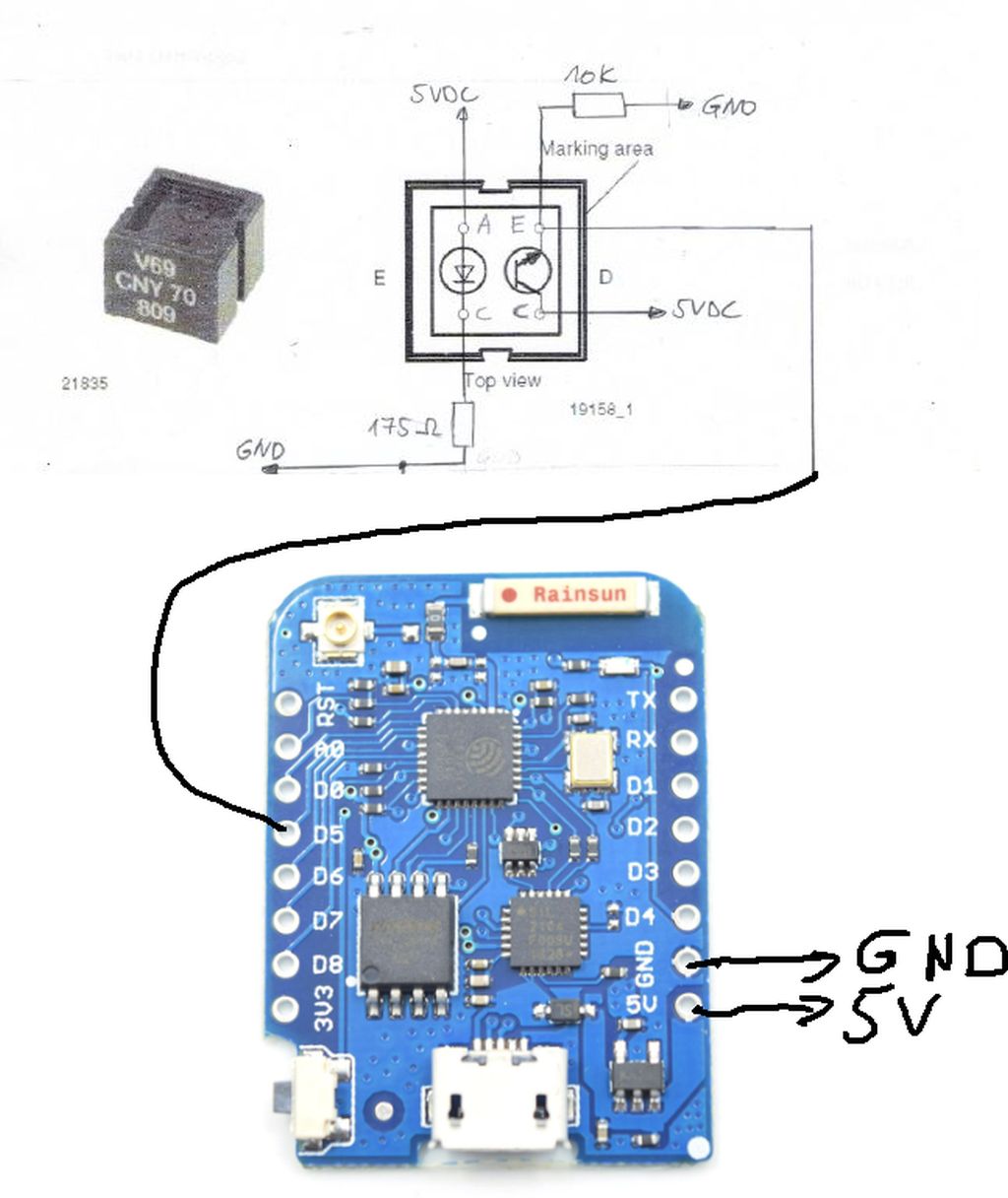Tachometer schematics